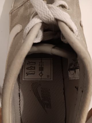 Bambas Nike Piel gris