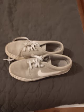 Bambas Nike Piel gris