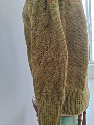 Jersey tejido aceituna talla M