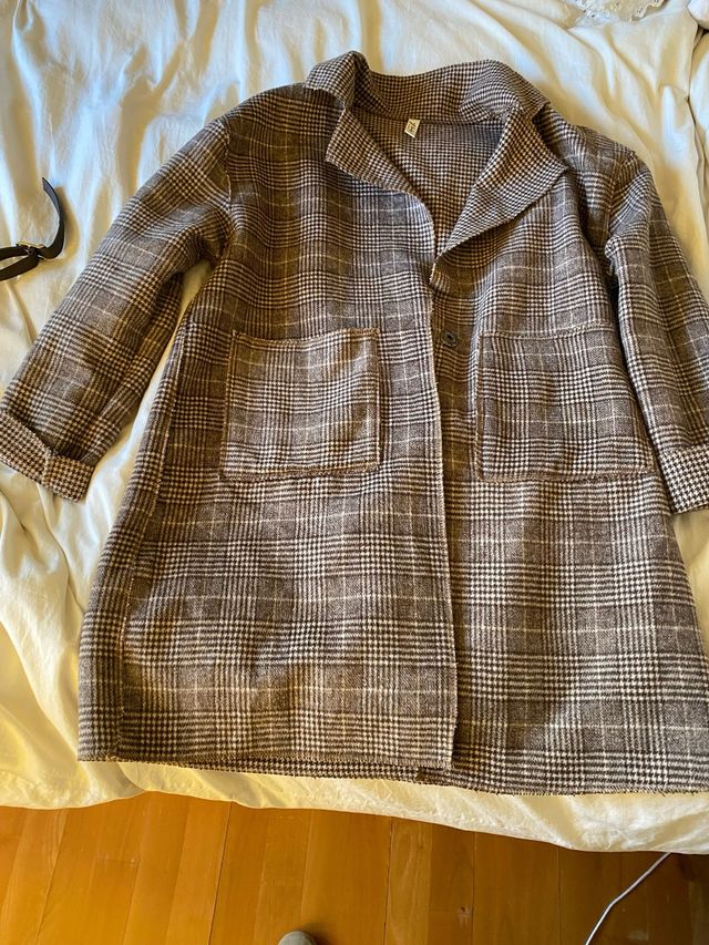 Abrigo de otoño reversible