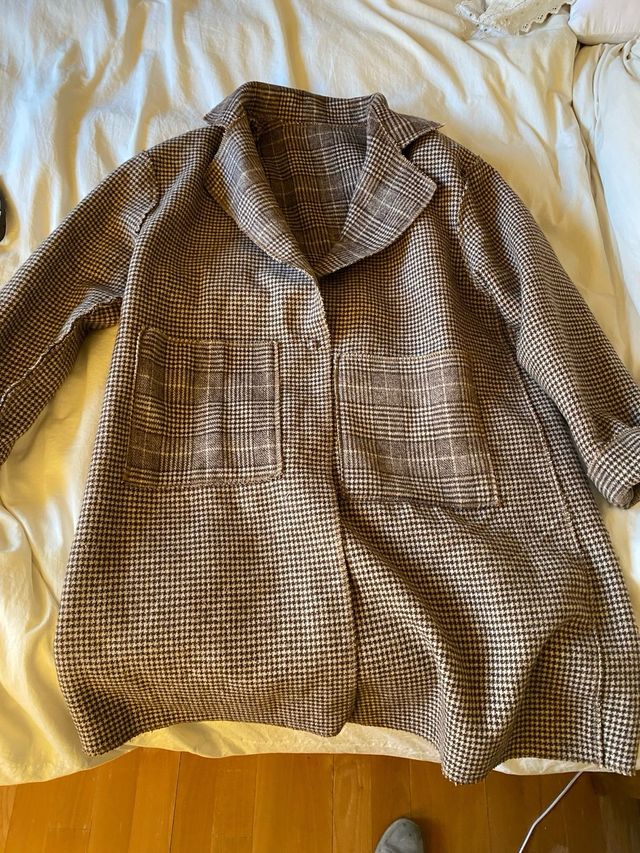 Abrigo de otoño reversible