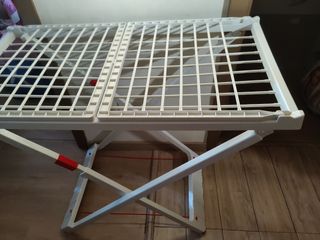 Tendedero Plegable Blanco y Rojo