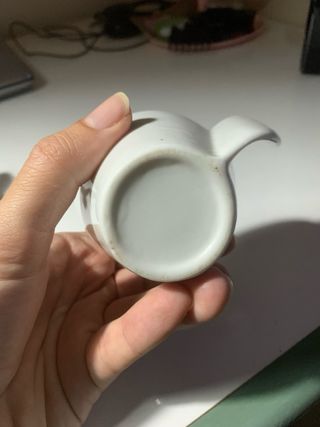 Set 6 Tazzine Porcellana Bianca