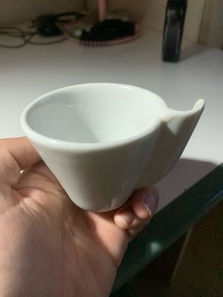 Set 6 Tazzine Porcellana Bianca