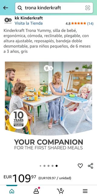 SILLITA INFANTIL/COMER