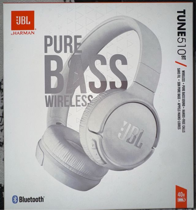 JBL Tune 510BT Auriculares Inalámbricos Blancos