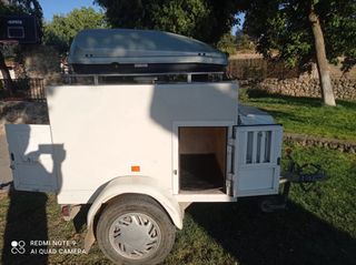 Remolque isotermo para perros de caza mas baul