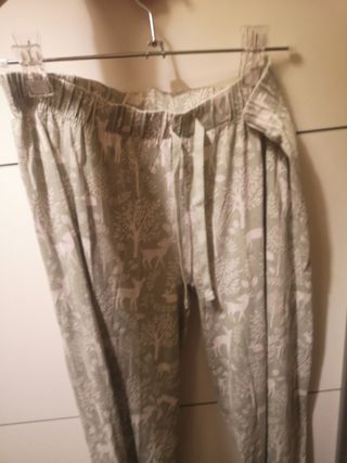 Pantalón pijama largo estampado ciervos