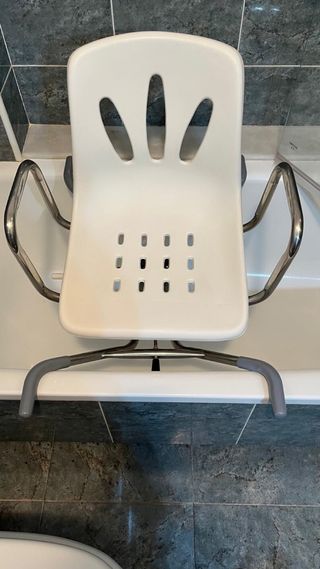 Sedia da bagno girevole