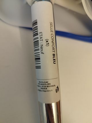 Sillín de Bicicleta Azul Unisex