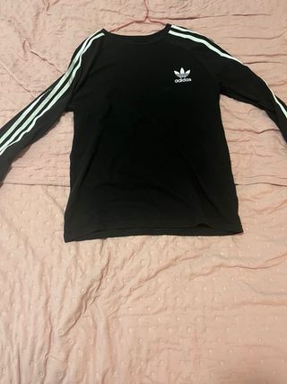 Camiseta Adidas Negra Manga Larga