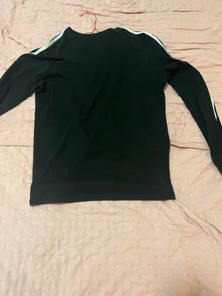 Camiseta Adidas Negra Manga Larga