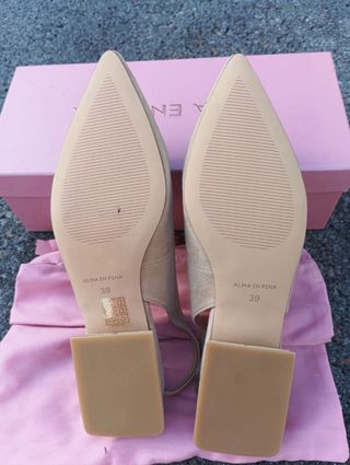 Zapatos planos Alma en Pena beige talla 39
