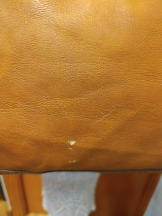 Bolso piel sintética marrón