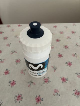 Bidón Ciclismo de Movistar Canyon Garmin Blanco