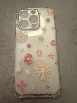 Funda iPhone 16 Pro con Flores