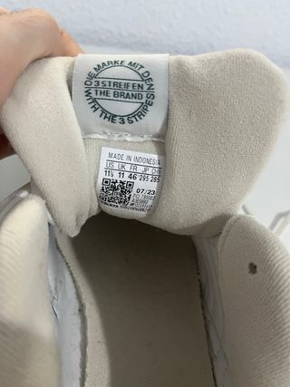 Zapatillas Adidas Blancas y Verdes