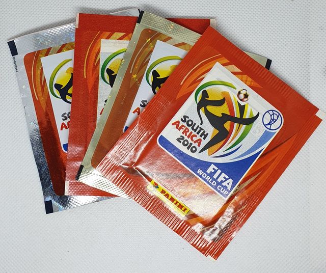 ⚽️ 4 SOBRES PANINI MUNDIAL SUDAFRICA 2010 DIFERENT