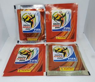 4 SOBRES PANINI MUNDIAL SUDAFRICA 2010 DIFERENTES