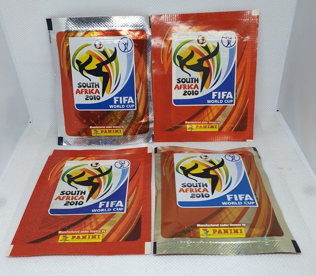 ⚽️ 4 SOBRES PANINI MUNDIAL SUDAFRICA 2010 DIFERENT