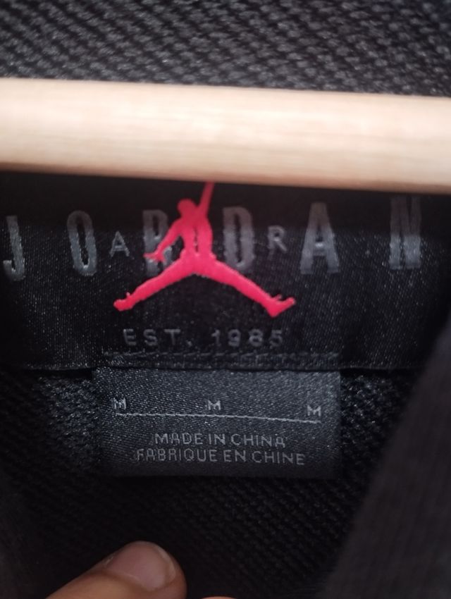 Sudadera Jordan Negra Mike's Gym