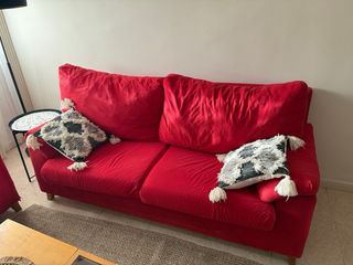 Conjunto Sofá 3+2 Rojo