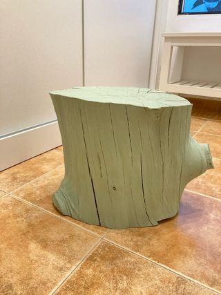 Tronco de pino decorativo / taburete o mesa