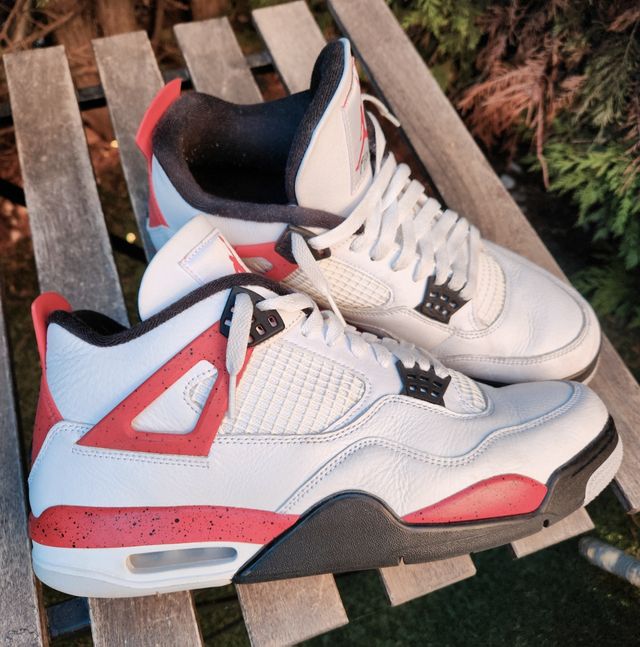 Nike Air Jordan 4 Rojo Blanco