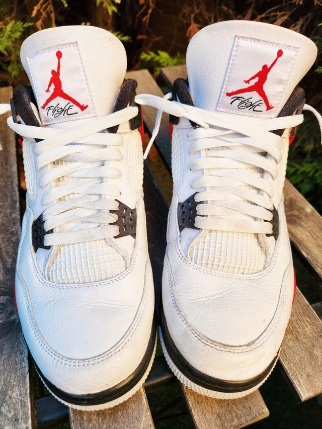 Nike Air Jordan 4 Rojo Blanco