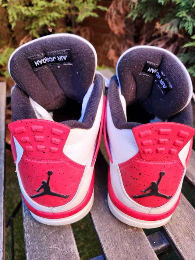 Nike Air Jordan 4 Rojo Blanco