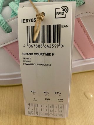 Zapatillas Adidas Blancas Caña Alta