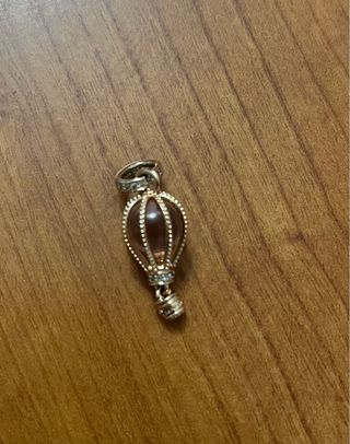 Charm Pandora Globo Bañado Oro Rosado