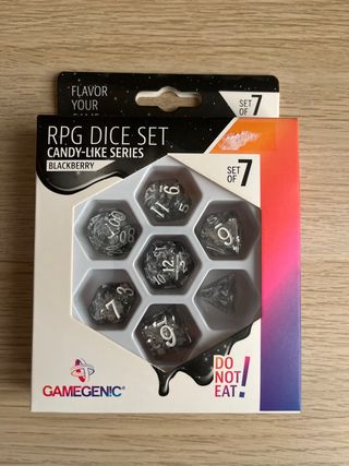 Dados RPG Gamegenic Blackberry