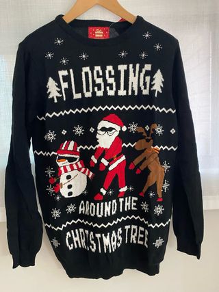 Jersey Navidad Flossing Santa Reno Muñeco Nieve