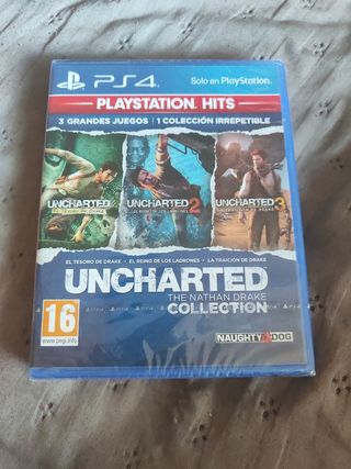 UNCHARTED Colección Trilogía PS4 Sin Desprecintar