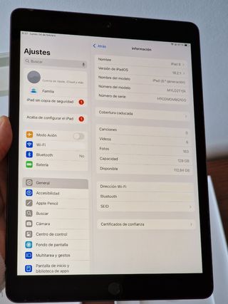 iPad 8ª Generación 128GB Gris Espacial