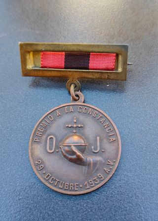 Medalla Premio a la Constancia 1939