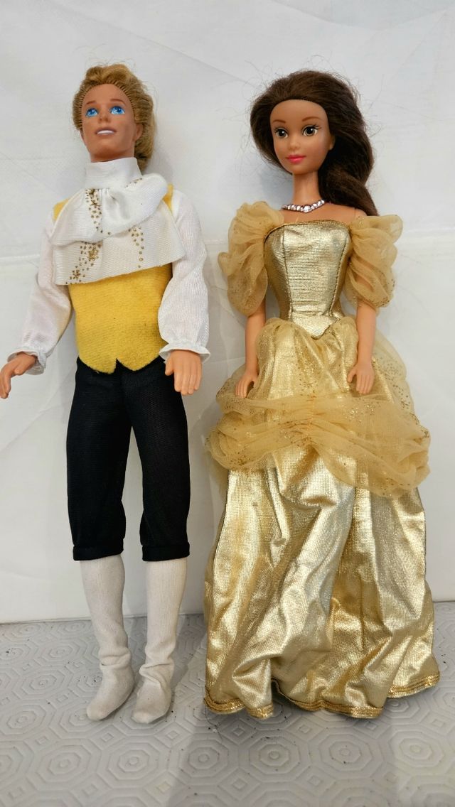 Muñecos Mattel La Bella y la Bestia.