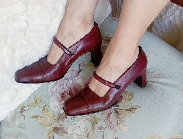 Zapatos tacón de piel 37