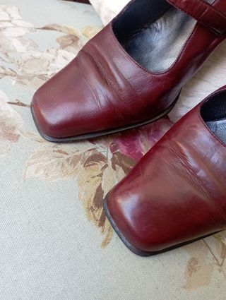 Zapatos tacón de piel 37