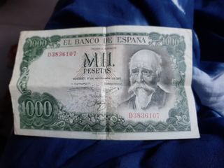 Billete 1000 pesetas 1971