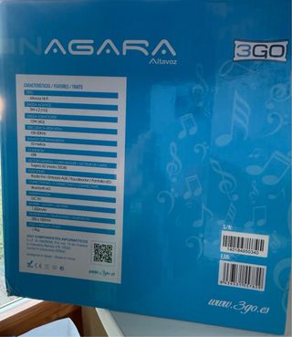 Altavoz Bluetooth 3GO Nagara Hi-Fi