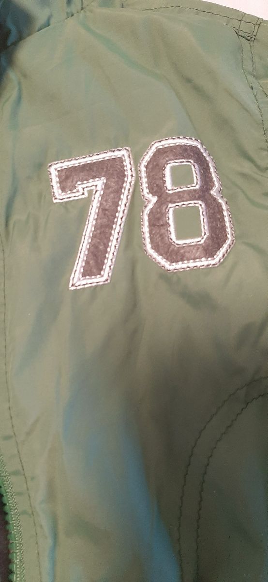 Chaqueta verde niño entretiempo