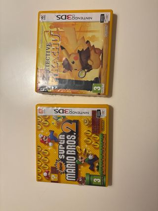 Nintendo 2DS XL Blanca y Naranja 2 juegos,cargador
