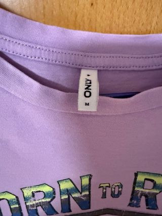 Camiseta Morada Born to Ride