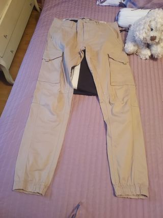 Pantalón cargo Jack&Jones beige
