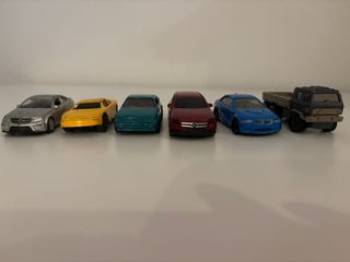 Lote de 6 coches de juguete variados