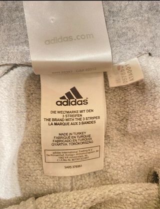 Pantalón deportivo Adidas gris Talla L