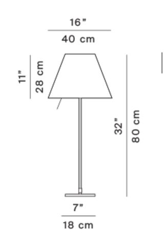 LÁMPARA MESA LUCEPLAN COSTANZA TABLE
