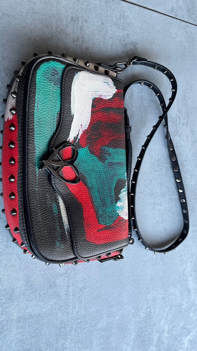 Bolso Desigual Negro y Rojo